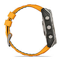 Garmin Fenix 8 51 mm Sapphire Titanium with Spark orange/graphite silicone band 010-02905-11 Розумний годинник, фото 5