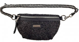 Сумка на пояс Yes Weekend бананка Glamor Graphite 557728