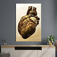 Al Картина в офіс Попарт криптовалюта хом'як серце біткоїн Bitcoin на світлому тлі Hamster HAM coin монета