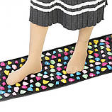 Ортопедичний масажний килимок EasyFit 70 см з камінчиками, фото 3