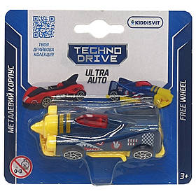 Ігрова міні-машинка Ultra Auto TechnoDrive 250321W-11 металевий корпус, Toyman