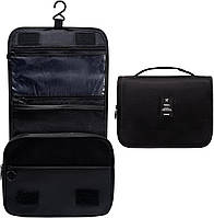 Косметичка для путешествий / Косметичка с крючком женская/ мужская (Черная)