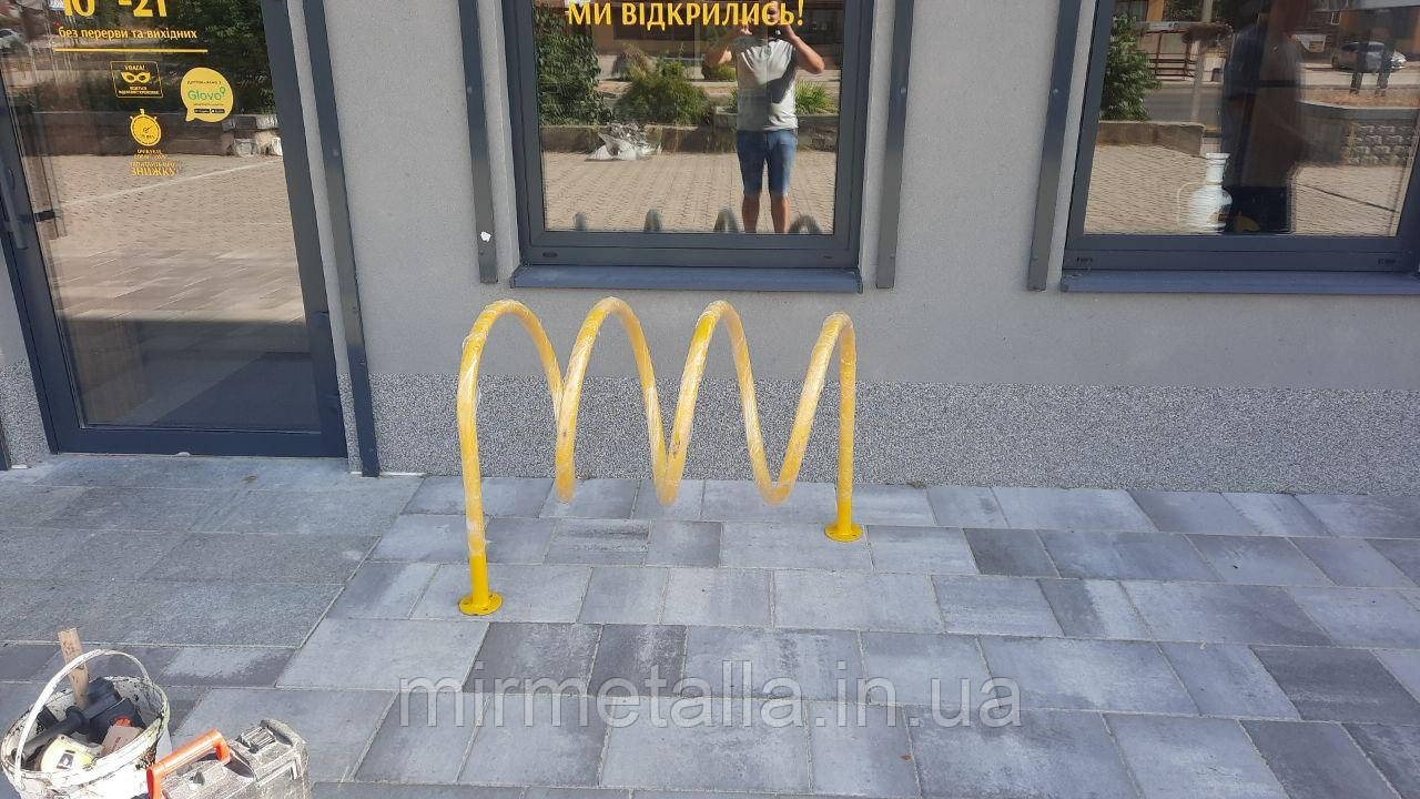 Велопарковки металеві фарбовані