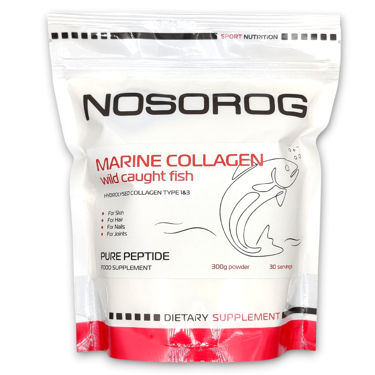 Nosorog Marine Collagen натуральний, 300 грам, фото 1
