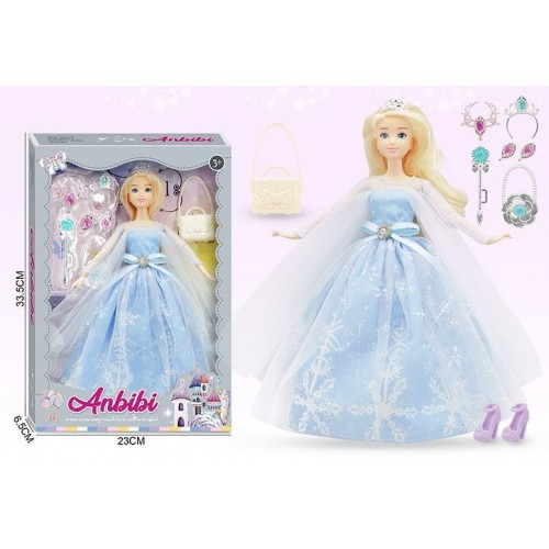 Лялька 29см WX218-2 з аксесуарами в коробці 33.5*6.5*23 см