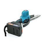 Акумуляторна ланцюгова пила Chain Saw 6*, 24V, зарядна + 2 акумулятори, Вох, фото 4