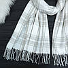 ШАРФ жіночий M&JJ ЛАВИНА білий 75х180 см (8201), фото 2