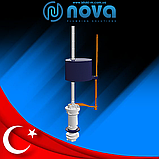 Поплавковий наповнювальний клапан зливного бачка унітазу нижньої подачі води 1/2" пластикова різьба NOVA 4721N, фото 4