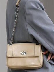 Кросбоді жіноче шкіряне бежеве UnaBorsetta NW11-6911B