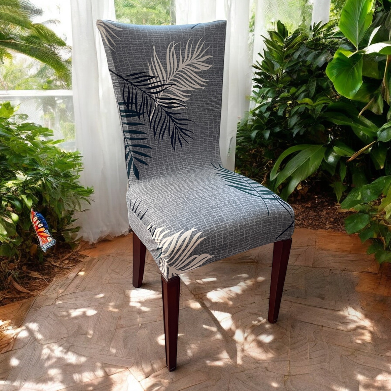 Чохол на стілець універсальний трикотажний 039 Love You, фото 1