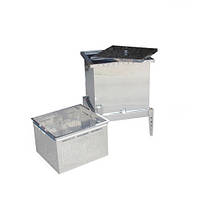 Воскотопка парова на 12 рамок Дадан з нержавіючої сталі, на підставці