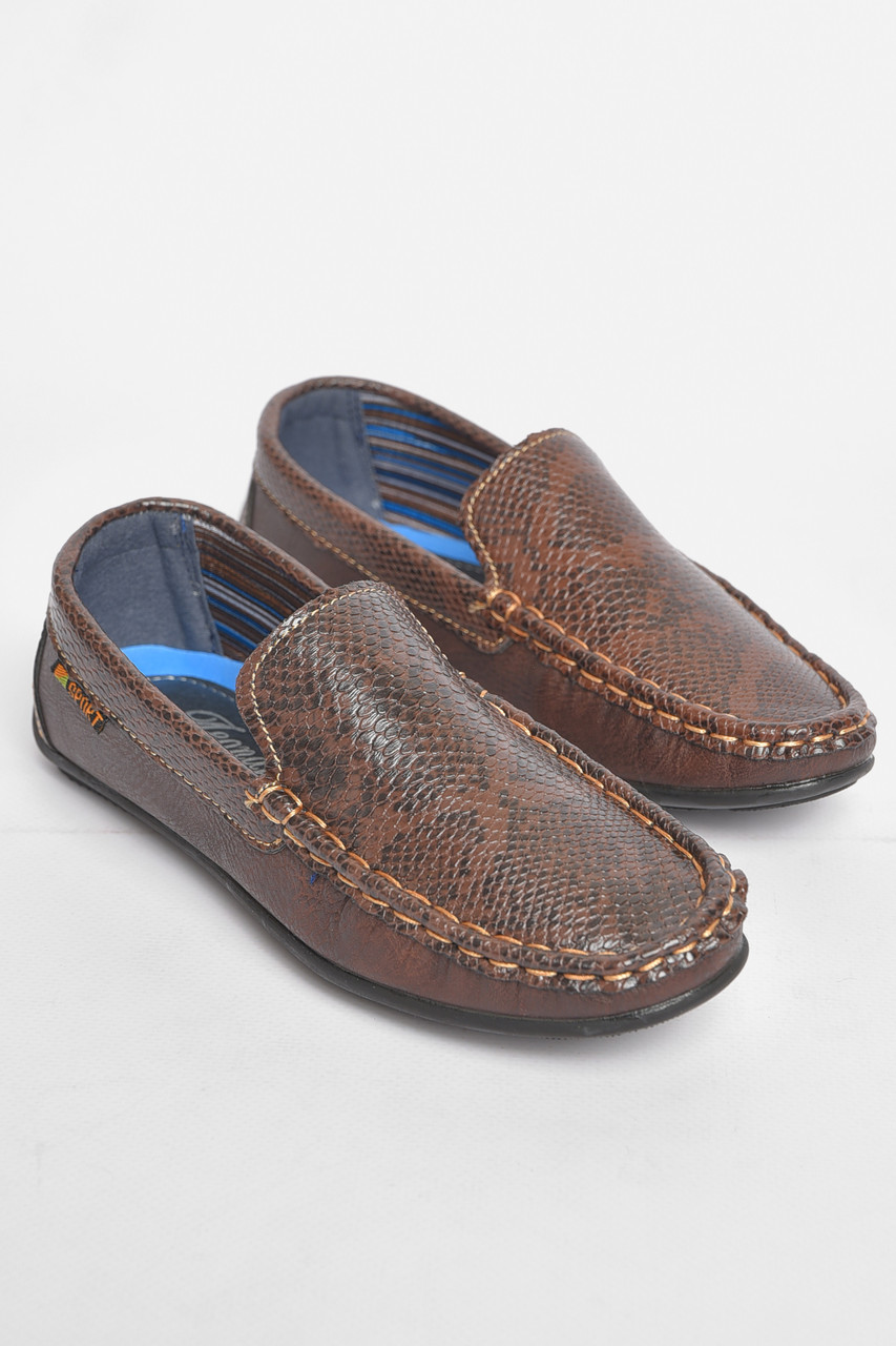 Мокасини дитячі коричневого кольору 189488T Безкоштовна доставка, фото 1