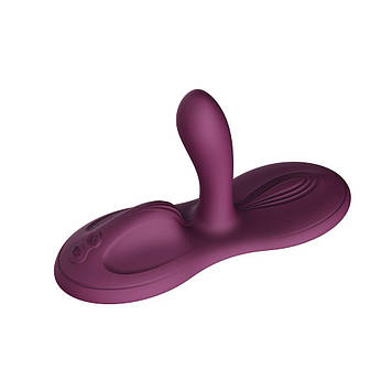 Sit-on-top смарт-вібратор Zalo – Flora Smart Vibrating Pad Velvet Purple, 9 моторів Bomba💣