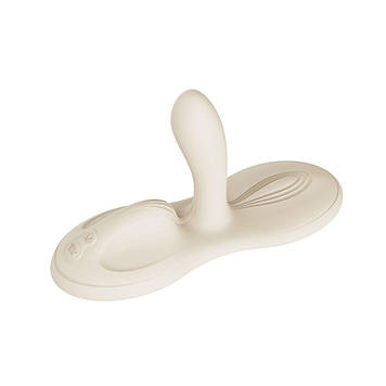Sit-on-top смарт-вібратор Zalo – Flora Smart Vibrating Pad Ivory White, 9 моторів Bomba💣