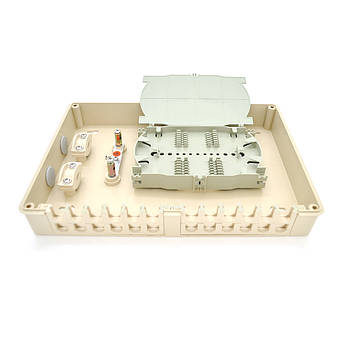 PON-box Merlion ML-OP-F402A-24C до 24 зварних з'єднань, SC Simplex adaptor