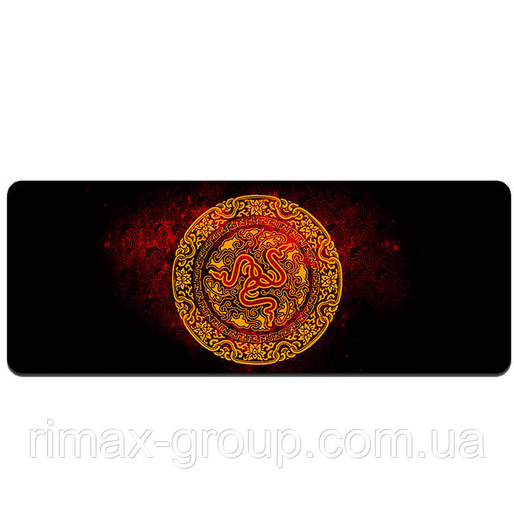 Килимок 400*900 тканинний RAZER 24 з боковою прошивкою, товщина 2 мм, Пакет, фото 1