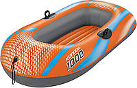 Човен надувний Bestway 61136 NE «Hydro Force Kondor 1000 Raft» (85*149 см, гребний, одномісний, двокамерний, надувне дно, до 55