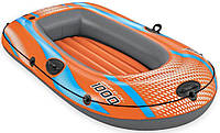 Човен надувний Bestway 61135 «Hydro Force Kondor Elite 1000 Raft» (96*162 см, гребний, одномісний, трикамерний, надувне дно, до 80