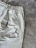Чоловічі спортивні штани Air Jordan M2077 сірі, фото 3