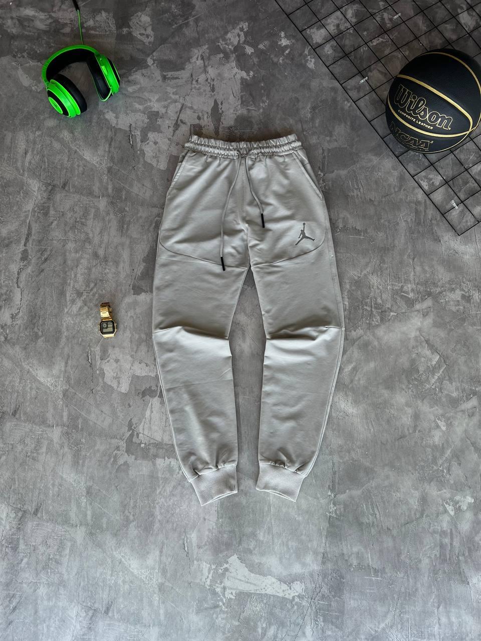 Чоловічі спортивні штани Air Jordan M2077 сірі, фото 1