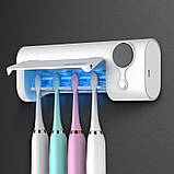 Диспенсер-стерилізатор для зубних щіток Tothbrush Disinfection Rack 10030, фото 6