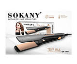 Випрямляч для волосся Sokany SK-1909 керамічне покриття, фото 6