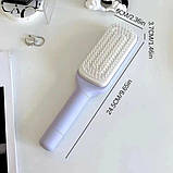 Гребінець масажний Hair straightener AND LY-639 з функцією самоочищення, фото 6