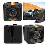 Відеокамера міні SQ11 з датчиком руху для домашнього відеоспостереження, фото 5