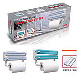 Тримач для кухонних рушників та плівки PLASTIC FILM CUTTER LY-454, фото 7
