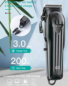 Акумуляторна машинка для стриження волосся VGR V-282