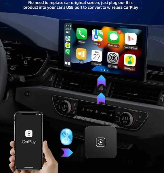 Bluetooth адаптер для CarPlay в автомобіль