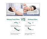 Подушка Memory Latex Pillow з підтримкою шиї та голови, допомагає покращити якість сну, фото 5