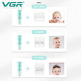 Машинка дитяча VGR V-151 для стриження з витяжкою й безшумним мотором, фото 5