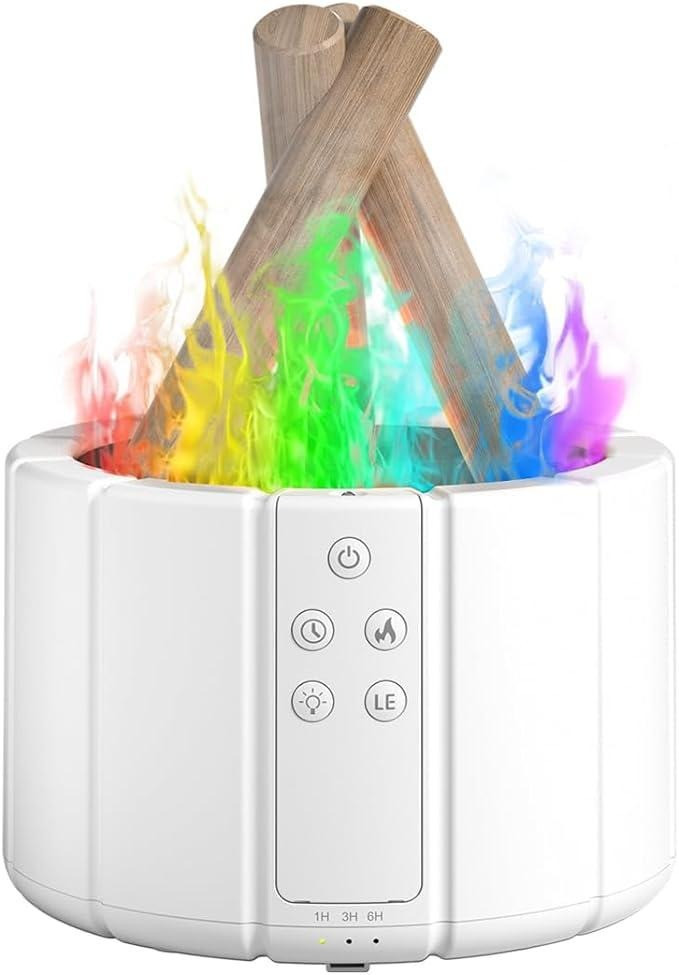 Аромадифузор Bonfire Humidifier ультразвуковий з ефектом полум'я та дистанційним керуванням