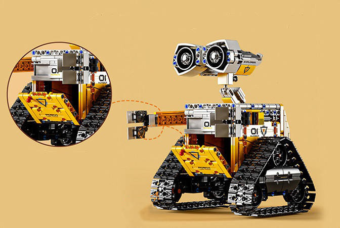 Детский Конструктор робот Wall-e 3в1 на радиоуправлении, робот