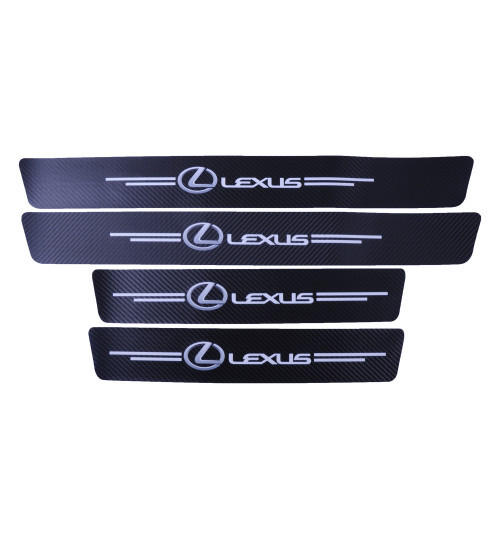Плівка Захисна на пороги Карбон 4D Lexus 4 шт чорні