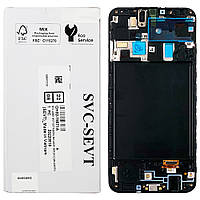 Дисплей (екран) Samsung Galaxy A20 2019 A205F з тачскрином (Оригінал Service Pack і рамкою)