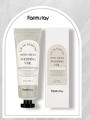 Парфумований крем для рук FarmStay Eau de Perfume Hand Cream, Wedding Veil, 100 мл