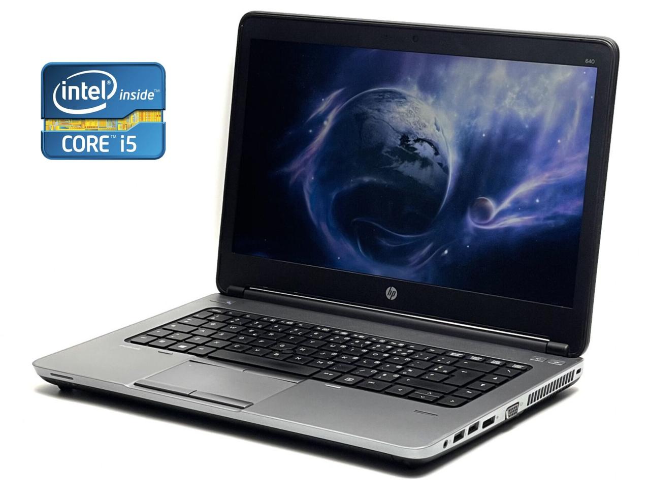 Ноутбук Б-клас HP ProBook 640 G1/ 14" (1600x900)/ Core i5-4300M/ 8 GB RAM/ 500 GB HDD/ HD Graphic 4600