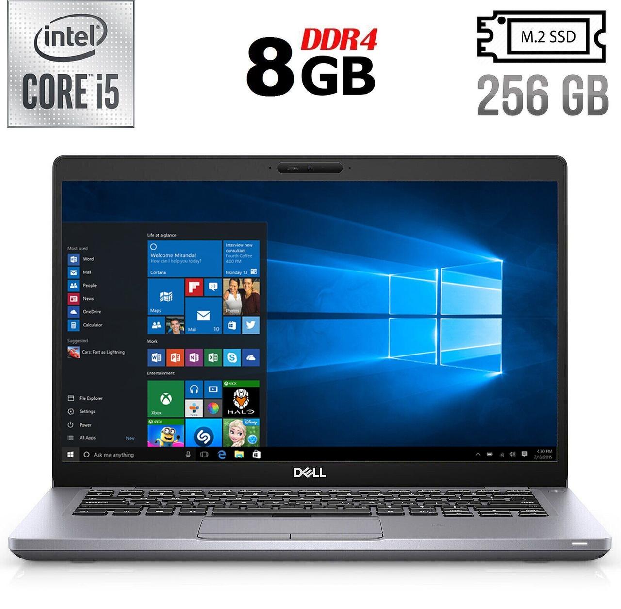 Ультрабук Б-клас Dell Latitude 5410/ 14" (1920x1080)/ Core i5-10310U/ 8 GB RAM/ 512 GB SSD/ UHD