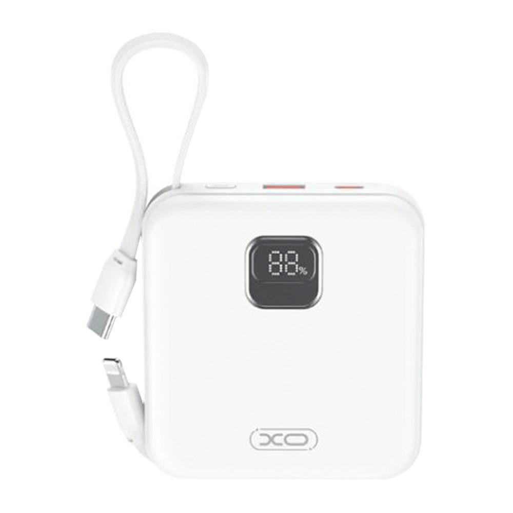 Універсальна Мобільна Батарея Power Bank XO PR235 22.5W with built-in iP and TYPE-C cable 10000 mAh Колір