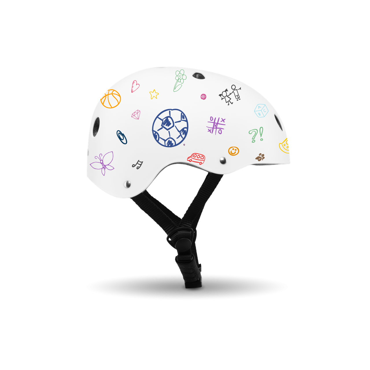 Велосипедний шолом Lionelo Helmet White