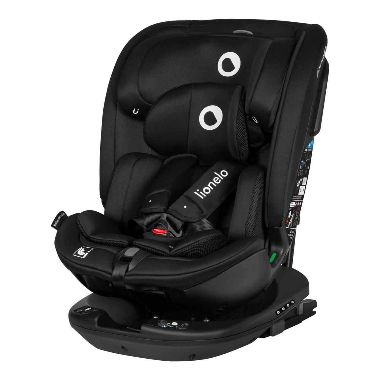 Дитяче автокрісло Lionelo BASTIAAN RWF i-Size BLACK CARBON
