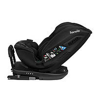 Дитяче автокрісло Lionelo BASTIAAN RWF i-Size BLACK CARBON, фото 4