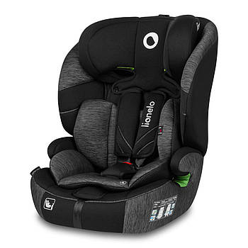 Дитяче автокрісло Lionelo  LEVI ONE I-SIZE BLACK  GREY