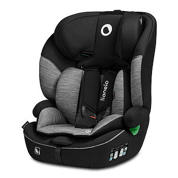 Дитяче автокрісло Lionelo  LEVI  I-SIZE BLACK  GREY