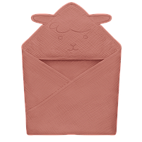 Рушник Lionelo MUSLIN HOODED TOWEL RED CORAL, фото 3