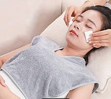 Спа-косметологічний рушник для обличчя (колір білий і сірий)