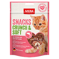 Снеки для котів із лососем MERA SNACKS Crunch & Soft Lachs, 200 г (*)