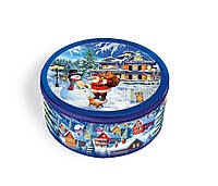 Новорічна коробка металева 1000 грам 100*190 мм